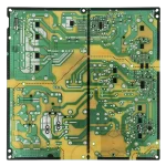 Cara inferior de la fuente LG EAY65895542 con circuitería y soldaduras