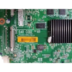 Close-up serigrafía y etiqueta de servicio en PCB EAX64872104 para LG 42LN5700-DH