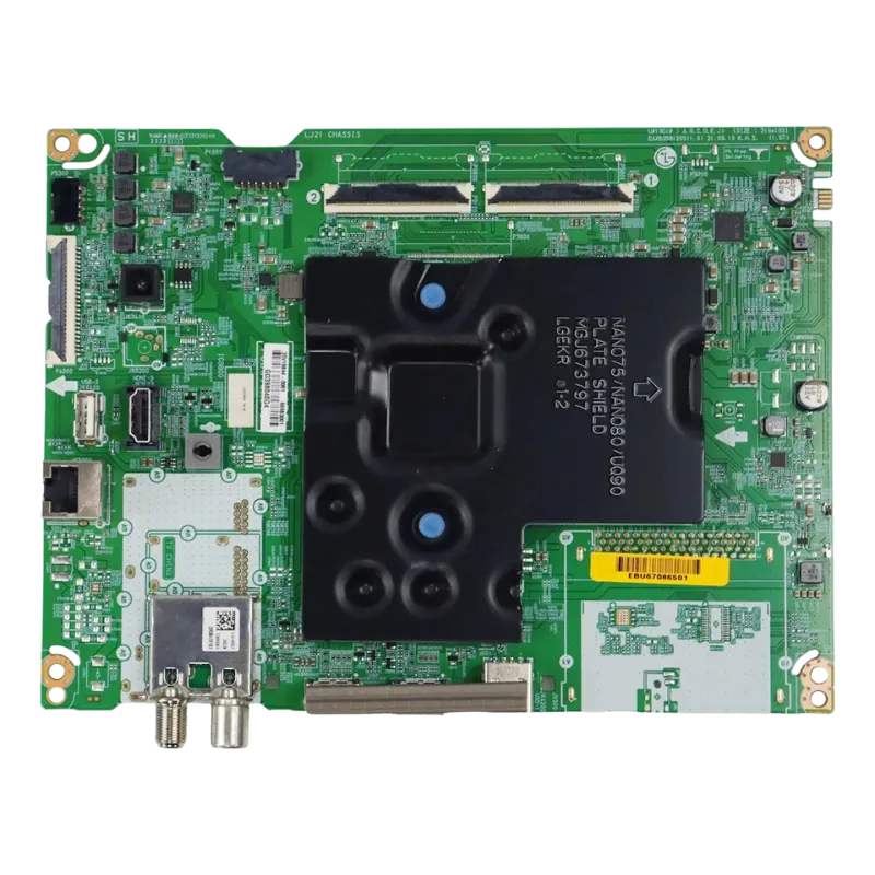 Main Board LG EBU67086501 para televisor 65UQ8050PSB vista superior