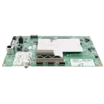 Placa LG EBU66309401 – Vista desde el frente Main board LG EBU66309401 vista frontal desde el borde con conectores visibles