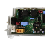 PCB LG EBR72927503 detalle sección capacitores y conectores