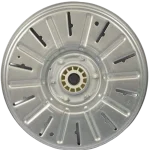 Rotor LG 4413ER1002F – Vista posterior Rotor LG 4413ER1002F para lavadora Direct Drive, vista posterior con ventilación radial y alojamiento estriado