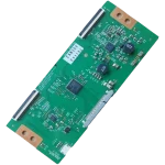 T-CON LG 6870C-0401C vista en perspectiva con doble conector FFC