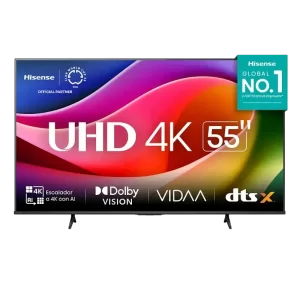 Televisor Hisense Smart 55" UHD/4K VIDAA 60Hz 24W 55A5NV