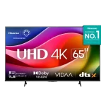 Televisor Hisense Smart 65" UHD/4K VIDAA 60Hz 24W 65A5NV