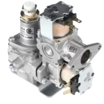 Válvula de gas AGM30063309 con puerto de entrada visible para secadoras LG