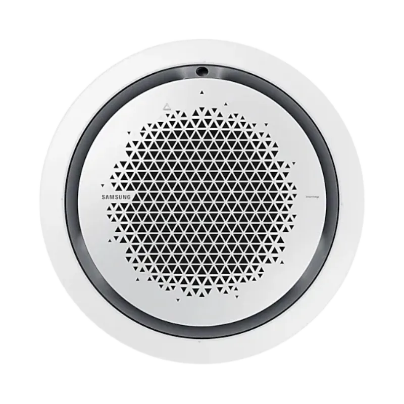 Aire acondicionado cassette redondo Samsung 60000 BTU vista frontal diseño circular