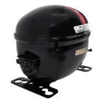 Compresor Inverter LG TCA38091801 – base y motor Parte inferior del compresor LG TCA38091801 con motor y base de montaje