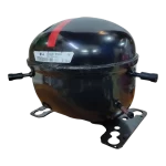 Compresor Inverter LG TCA38091801 – detalle de etiqueta y tuberías Etiquetado y conexiones del compresor LG TCA38091801