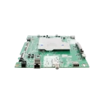 Main Board EBU66375501 de LG para TV 55NANO80SPA, vista en ángulo derecho con conector coaxial y USB.