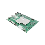 Main Board EBU66375501 de LG para TV vista frontal-lateral con puertos HDMI y coaxial.