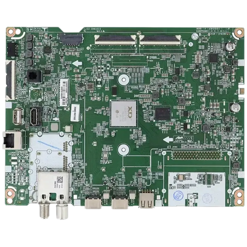 Main board BPR LG EBU66689602 vista superior y conexiones BPR Total Assembly para televisores LG