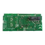 Módulo Wi-Fi LG EAT64454802 LGSBWAC92 vista posterior con conector FFC y serigrafía