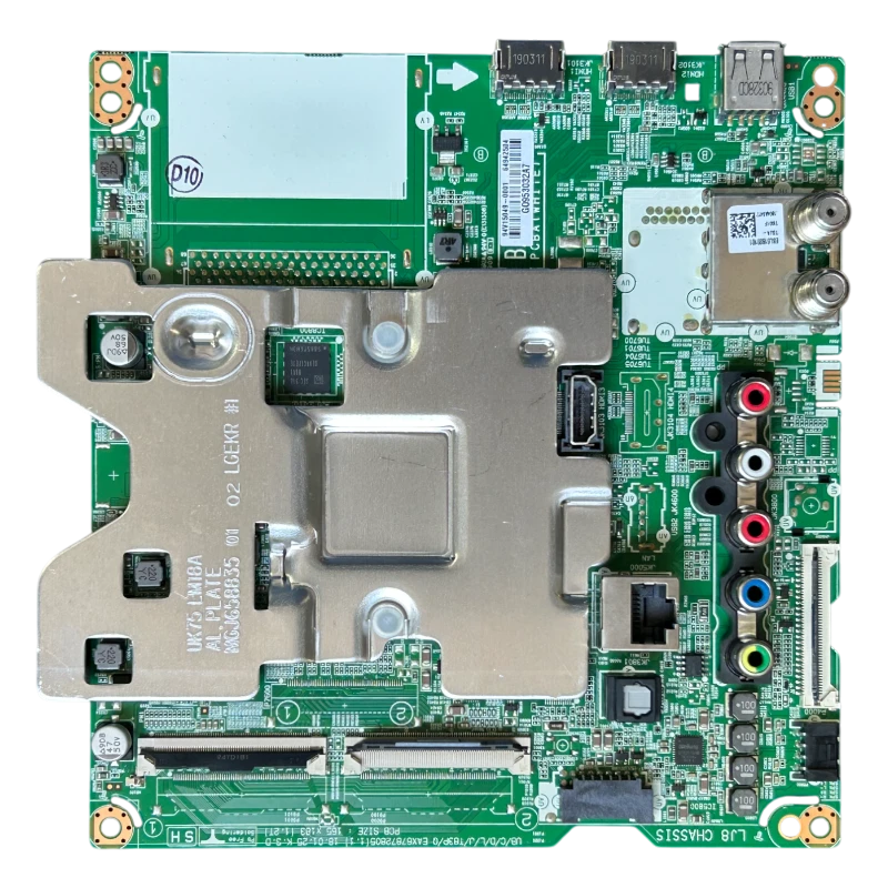 El Gordito’ Main Board LG EBU64981804 – Vista superior main board LG BPR Total Assembly EBU64981804 vista superior con puertos HDMI USB LAN y conectores AV