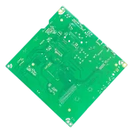 Main Board LG EBU64981804 – Reverso diagonal PCB posterior main board LG EBU64981804 vista diagonal con pistas y pads
