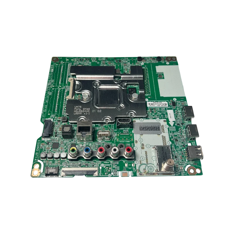 Main Board LG EBU65711101 BPR Total Assembly Original Main Board LG BPR Total Assembly EBU65711101 con blindaje metálico y puertos RCA, HDMI, USB y RJ45