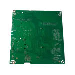 Main Board LG EBU65711101 — Reverso del PCB Reverso de la placa LG EBU65711101 con rutas y puntos de soldadura