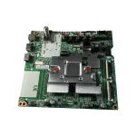 LG EBU66103911 — Vista Superior de la Main Board Tarjeta madre LG EBU66103911 con blindaje metálico y puertos AV, HDMI, USB y red