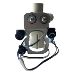 Bomba de drenaje LG 5859EA1004P original – vista frontal con soporte y conectores