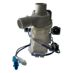 Bomba de drenaje 5859EA1004P original LG – vista lateral de carcasa y puertos