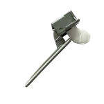 LG ABH74721208 botón dispensador – vista lateral mostrando bisagra y palanca