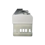 DA97-07603B – Lateral con base de montaje Fabricador de hielo DA97-07603B vista lateral, base de montaje y texto moldeado en la carcasa