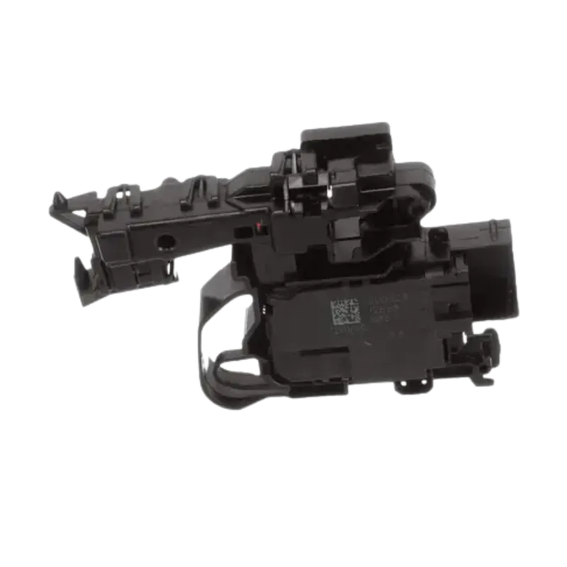 Interruptor de bloqueo de puerta Samsung DC34-00028A vista lateral, conjunto completo negro