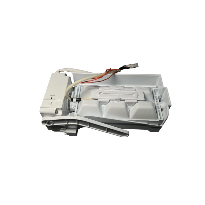 Kit de fábrica de hielo LG AEQ32178403 vista superior con molde y arnés de cables