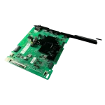 BN94-15346H – vista angular y distribución de componentes Placa BN94-15346H Samsung UN58TU8000KXZL – vista angular amplia