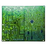Reverso del PCB Samsung DA92-00853A con pistas y soldaduras