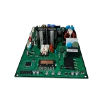 Placa inverter Samsung DB92-04837B, vista frontal con capacitores altos y sección de control