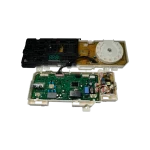 PCB principal DC92-02974A con panel y dial, vista superior centrada