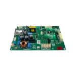 PCB LG EBR80757417 perspectiva baja mostrando conectores principales