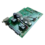 main board lg ebr88920716 vista en ángulo baja con relés bornera y módulo metálico lateral