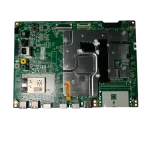 Main Board LG EBU63755401 toma cenital con blindaje central y conectividad HDMI/USB, RF y AV