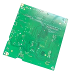 Reverso PCB main board LG EBU64791204 55UK6200PDA.BWCWLOR en perspectiva con pistas y pads