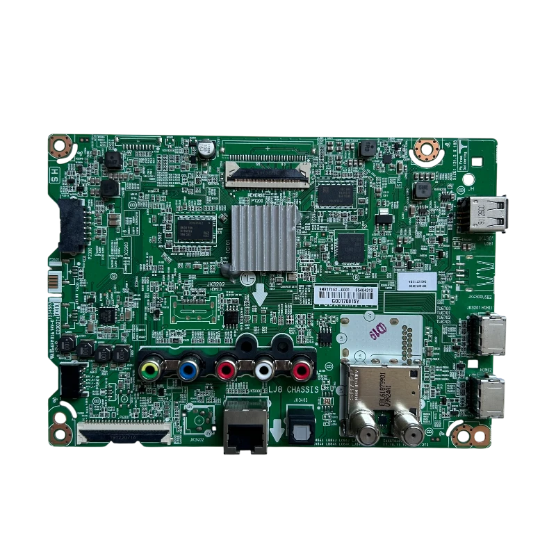 Main Board LG EBU65404910 para TVs 43/49LK5700PDC – vista frontal con HDMI, USB, LAN y sintonizador