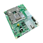 Main Board LG EBU65764601 | 82UM7570PDB – Perspectiva PCB Main LG EBU65764601 para 82UM7570PDB – vista en perspectiva con blindaje y conectores
