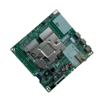 Main board LG EBU66103910 BWCMLKR vista en perspectiva con HDMI USB LAN AV y sintonizador RF