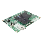 Mainboard LG EBU67002601 perspectiva opuesta con doble conector al panel