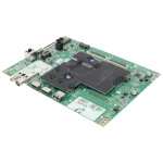 Mainboard LG EBU67002601 vista lateral con blindaje central y puertos E/S