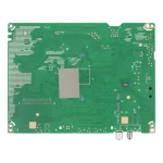 Reverso PCB mainboard LG EBU67002601 con trazas y puntos de fijación