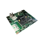 Main Board LG EBU67015707 vista diagonal izquierda con HDMI/USB, RF y módulo de red