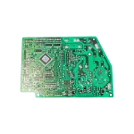 Reverso de la mainboard EBU67264001 con pistas y soldaduras