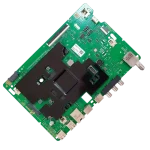 Main board BN94-17377A Samsung Q60B/Q65B en ángulo, puertos HDMI y RF