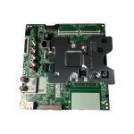 Main board EBU64808504 LG – detalle de puertos (BPR) Placa base LG EBU64808504 con puertos HDMI, USB y sintonizadores, toma en perspectiva