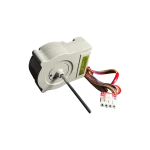 Motor DC LG EAU63103216 vista 3/4 con eje frontal y arnés