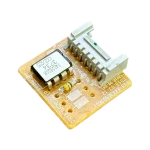 PCB Assembly Sub EBR74329208 en perspectiva 3/4 con conector multipin y EEPROM, repuesto original LG VM122CL.NB1 REP-645