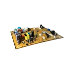 PCB Main Samsung DA92-00756N – perspectiva 3/4 izquierda con transformador amarillo