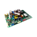 PCB DB93-10952E | Perspectiva derecha PCB Main-OUT Samsung DB93-10952E – perspectiva 3/4 derecha con conectores